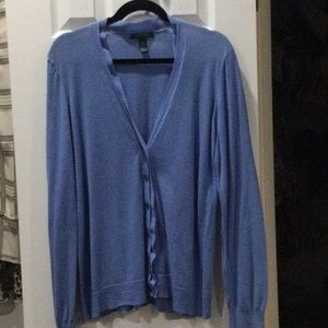 Lauren Ralph Lauren Blue Cardigan